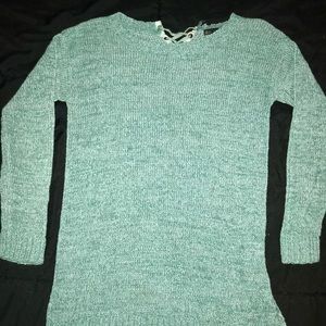 Lace-Up detail Sweater